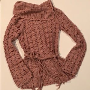 Bebe Crochet Sweater
